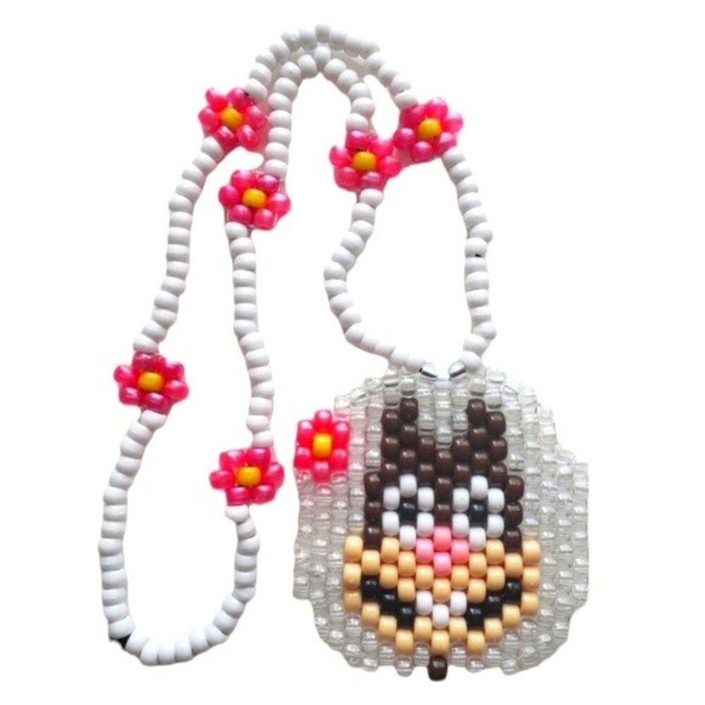 SANDY SQUIRREL Kandi Necklace